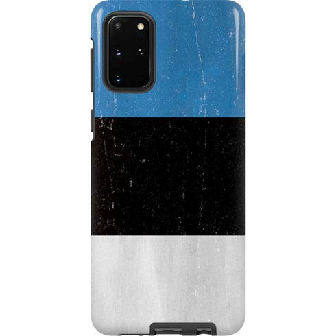 Estonia Flag Distressed Galaxy S20 Plus Pro Case