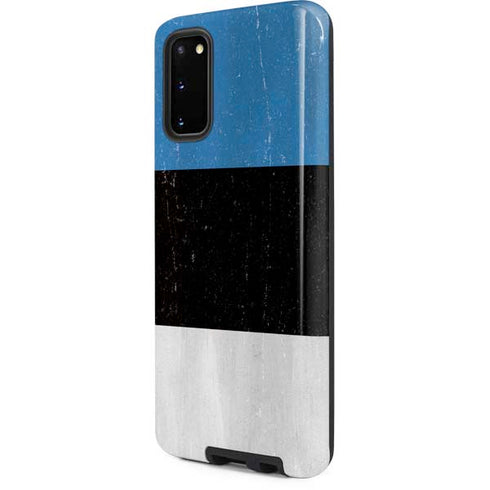 Estonia Flag Distressed Galaxy S20 Pro Case