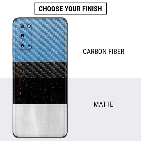 Estonia Flag Distressed Galaxy S20 Skin