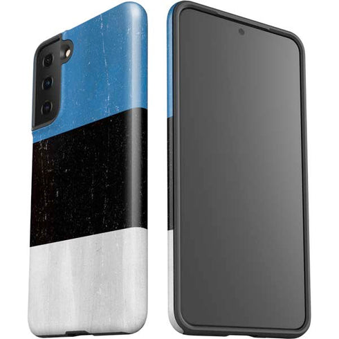 Estonia Flag Distressed Galaxy S21 Plus 5G Pro Case