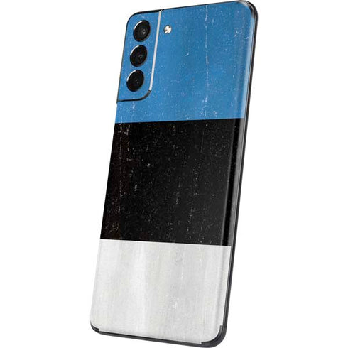 Estonia Flag Distressed Galaxy S21 Plus 5G Skin