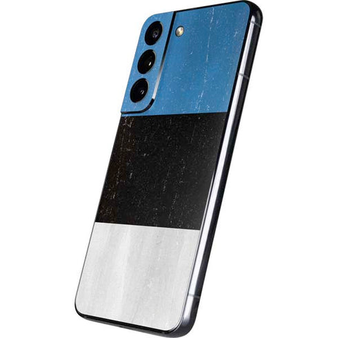 Estonia Flag Distressed Galaxy S22 Skin