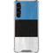 Estonia Flag Distressed Galaxy S23 Plus Clear Case