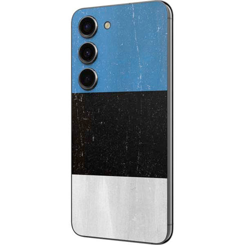 Estonia Flag Distressed Galaxy S23 Skin