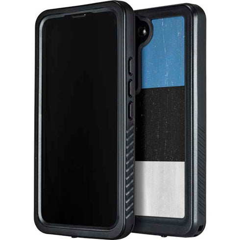 Estonia Flag Distressed Galaxy S23 Waterproof Case