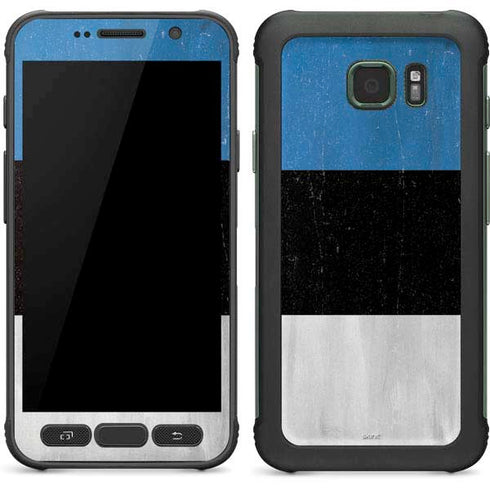 Estonia Flag Distressed Galaxy S7 Active Skin