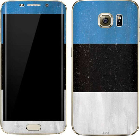 Estonia Flag Distressed Galaxy S7 Edge Skin