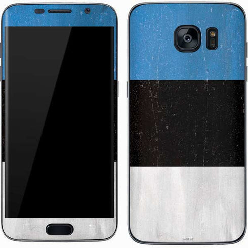 Estonia Flag Distressed Galaxy S7 Skin