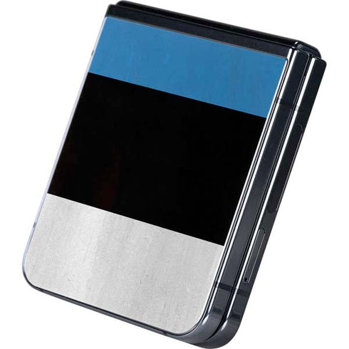 Estonia Flag Distressed Galaxy Z Flip5 5G Skin