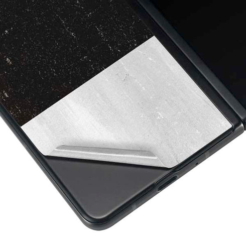 Estonia Flag Distressed Galaxy Z Fold3 5G Skin