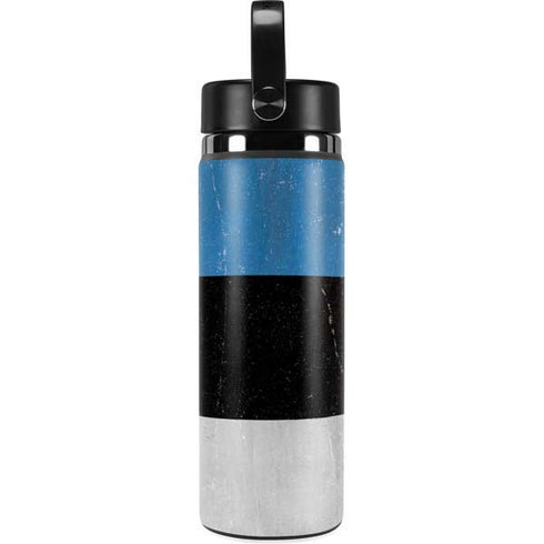 Estonia Flag Distressed Hydro Flask 20oz Wide Mouth Skin