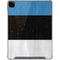 Estonia Flag Distressed iPad Pro 12.9in (2020) Clear Case