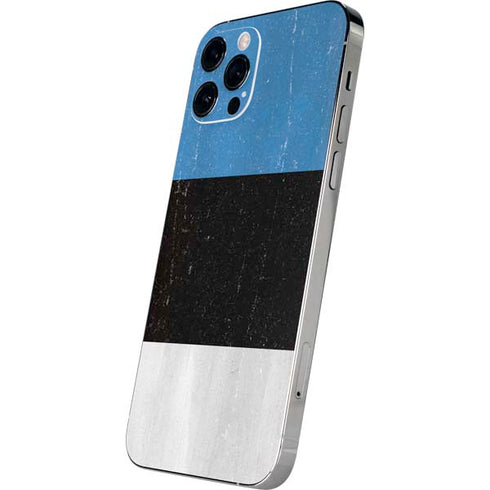 Estonia Flag Distressed iPhone 12 Pro Max Skin