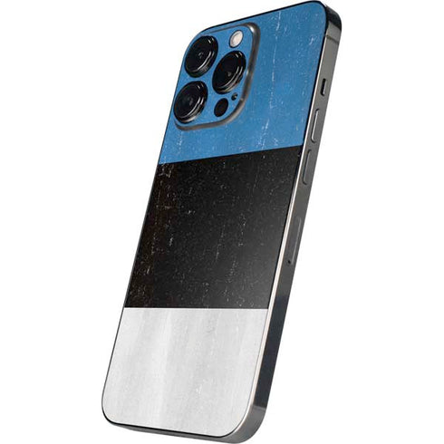 Estonia Flag Distressed iPhone 13 Pro Skin