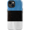 Estonia Flag Distressed iPhone 15 Plus Impact Case