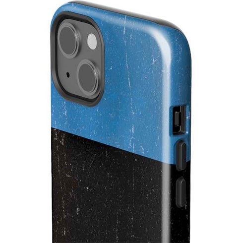 Estonia Flag Distressed iPhone 15 Plus Impact Case