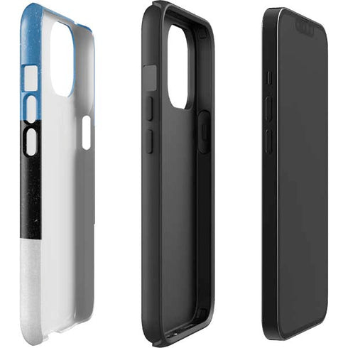 Estonia Flag Distressed iPhone 15 Plus Impact Case