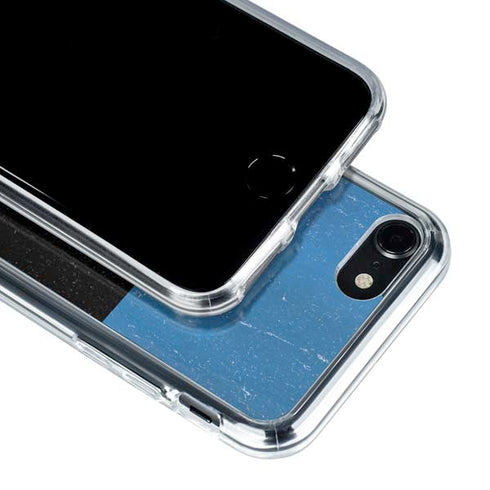 Estonia Flag Distressed iPhone SE (2nd & 3rd Gen) Clear Case