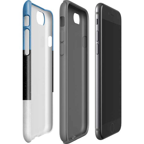 Estonia Flag Distressed iPhone SE (2nd & 3rd Gen) Pro Case