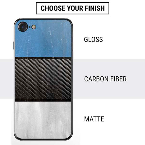 Estonia Flag Distressed iPhone SE (2nd & 3rd Gen) Skin