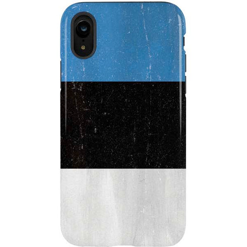 Estonia Flag Distressed iPhone XR Pro Case