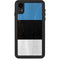 Estonia Flag Distressed iPhone XR Waterproof Case