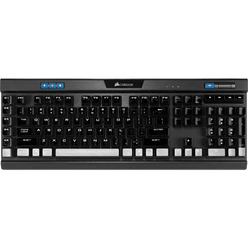 Estonia Flag Distressed K95 RGB PLATINUM Mechanical Gaming Keyboard Skin