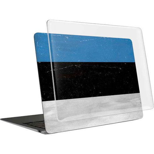 Estonia Flag Distressed MacBook Air 13in (2020) Case plus Skin