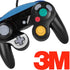 Estonia Flag Distressed Nintendo GameCube Controller Skin