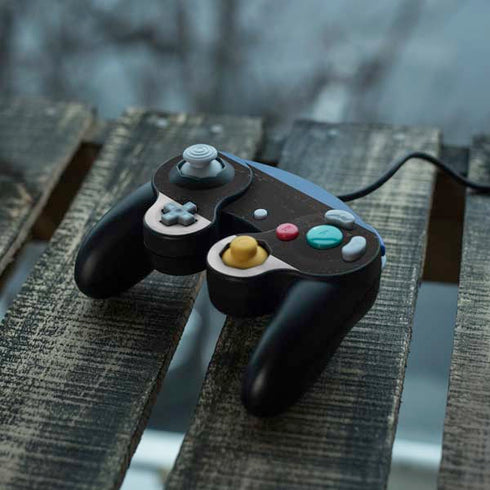 Estonia Flag Distressed Nintendo GameCube Controller Skin