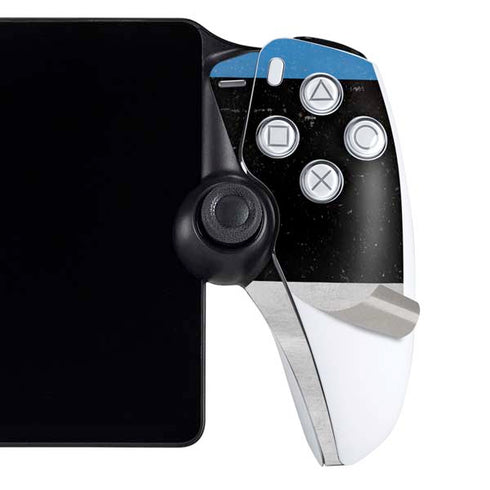 Estonia Flag Distressed PlayStation Portal Remote Player Skin