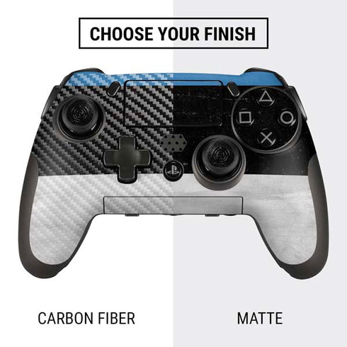 Estonia Flag Distressed PlayStation Scuf Vantage 2 Controller Skin