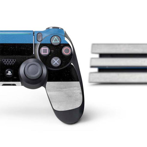 Estonia Flag Distressed PS4 Pro Bundle Skin