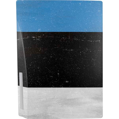 Estonia Flag Distressed PS5 Console Skin