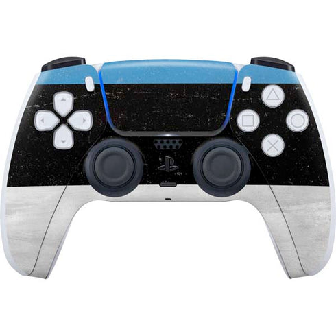 Estonia Flag Distressed PS5 Controller Skin
