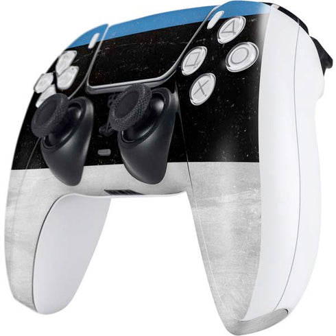 Estonia Flag Distressed PS5 Controller Skin