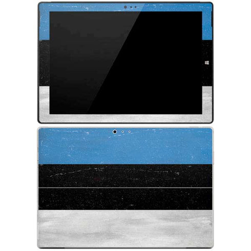 Estonia Flag Distressed Surface Pro 3 Skin