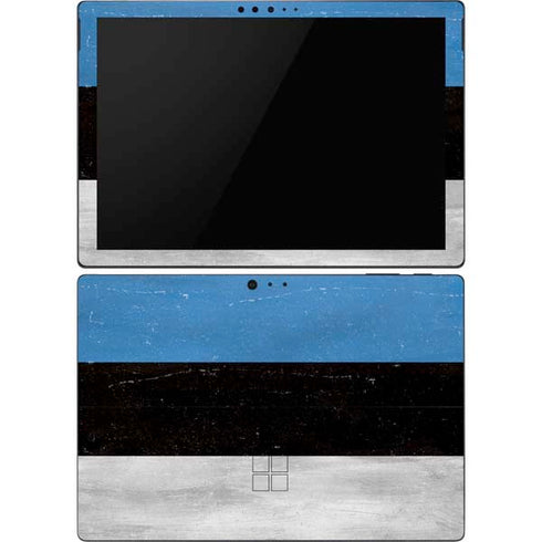 Estonia Flag Distressed Surface Pro 6 Skin
