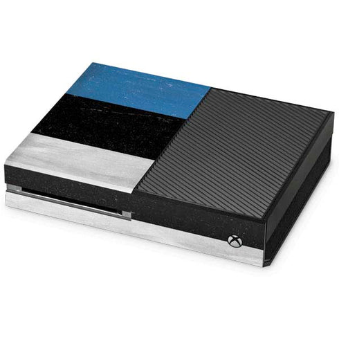 Estonia Flag Distressed Xbox One Console Skin