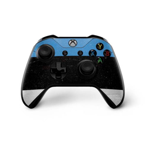 Estonia Flag Distressed Xbox One X Controller Skin