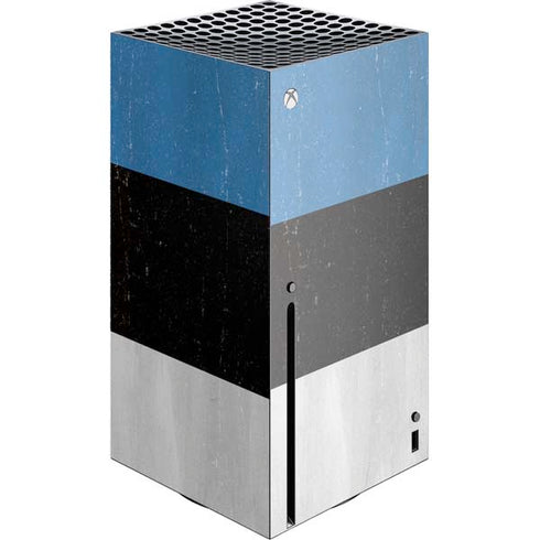 Estonia Flag Distressed Xbox Series X Console Skin