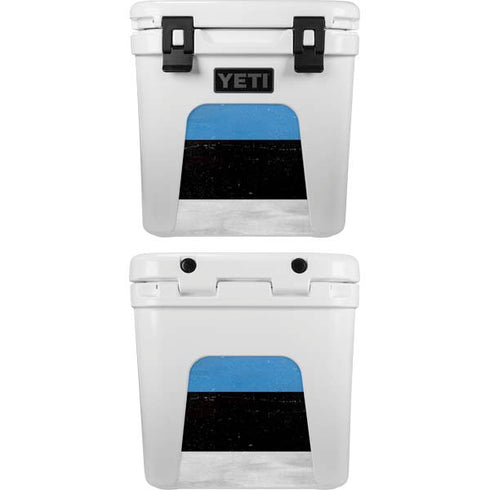 Estonia Flag Distressed YETI Roadie 24 Hard Cooler Skin