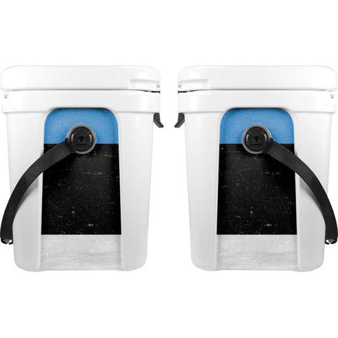 Estonia Flag Distressed YETI Roadie 24 Hard Cooler Skin
