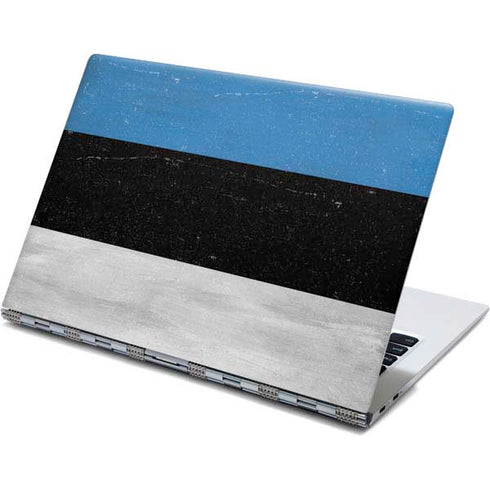 Estonia Flag Distressed Yoga 910 2-in-1 14in Touch-Screen Skin