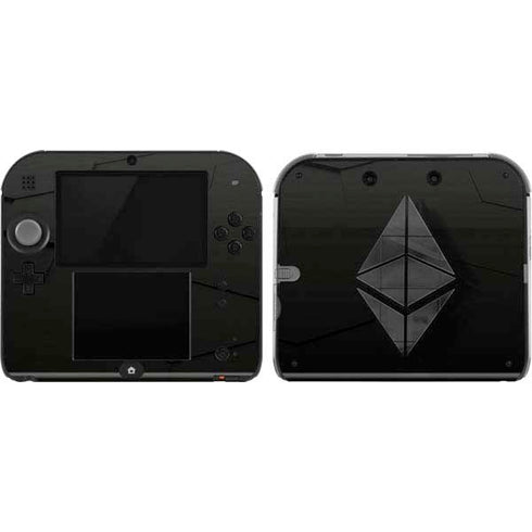Ethereum Textured Logo Nintendo 2DS Skin