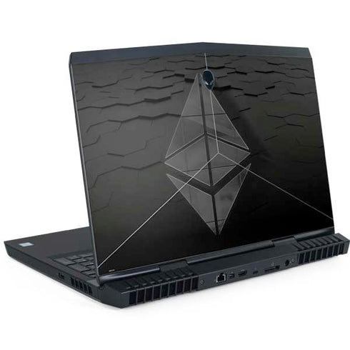 Ethereum Textured Logo Dell Alienware Skin
