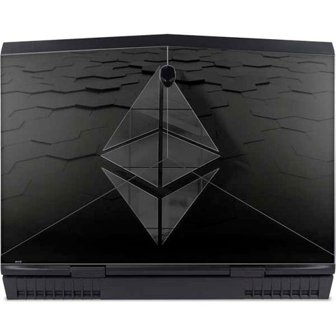 Ethereum Textured Logo Dell Alienware Skin