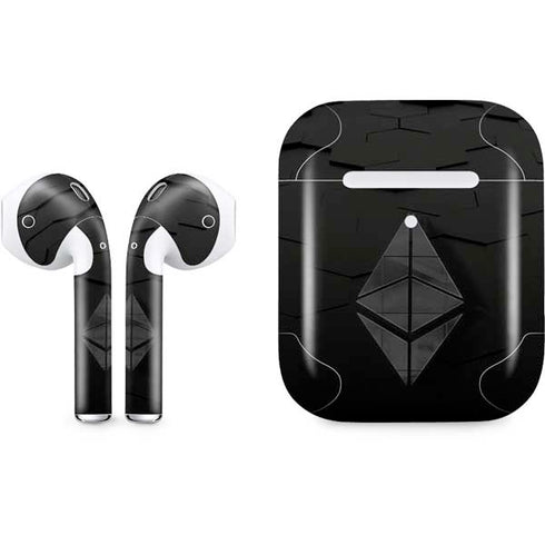 Ethereum Textured Logo Apple AirPods 2 Skin