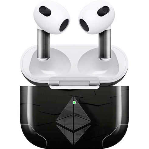 Ethereum Textured Logo Apple AirPods (3rd Gen 2021) Skin