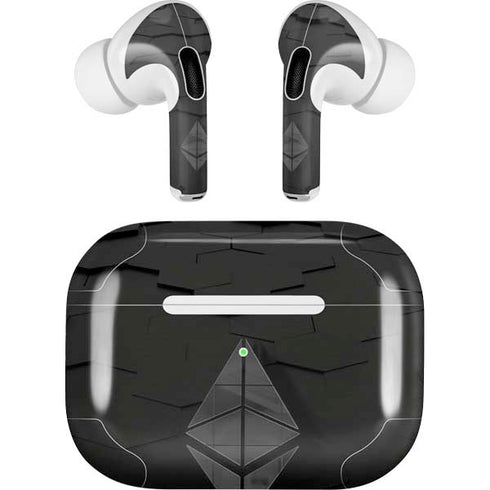 Ethereum Textured Logo Apple AirPods Pro Skin